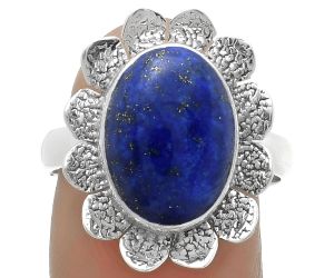 Natural Lapis - Afghanistan Ring size-8.5 SDR175758 R-1241, 10x14 mm