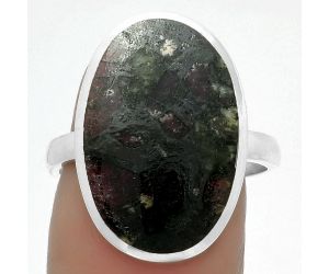 Natural Russian Eudialyte Ring size-8.5 SDR175922 R-1004, 13x20 mm