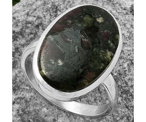 Natural Russian Eudialyte Ring size-8.5 SDR175922 R-1004, 13x20 mm