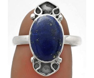 Natural Lapis - Afghanistan Ring size-7 SDR176068 R-1204, 9x13 mm