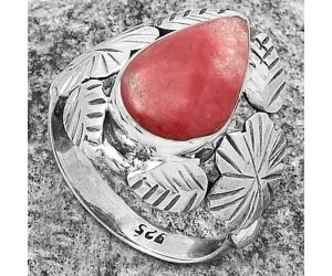 Southwest Design - Pink Thulite Ring size-7 SDR176253 R-1352, 9x15 mm