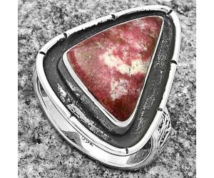 Natural Pink Thulite - Norway Ring size-6.5 SDR176684 R-1688, 10x16 mm
