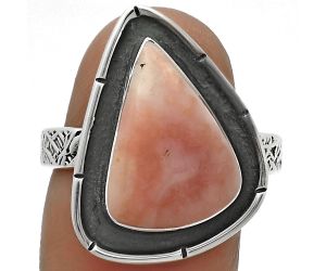 Natural Pink Opal - Australia Ring size-8.5 SDR176702 R-1688, 11x15 mm