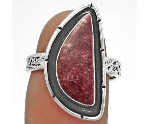 Natural Pink Thulite - Norway Ring size-7 SDR176714 R-1688, 7x18 mm