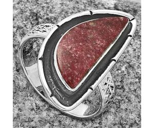 Natural Pink Thulite - Norway Ring size-7 SDR176714 R-1688, 7x18 mm
