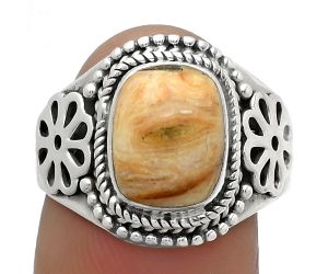 Natural Caramel Opal Ring size-9 SDR176745, 8x10 mm