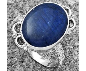 Blue Fire Labradorite - Madagascar Ring size-8 SDR176832 R-1103, 12x16 mm