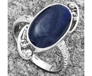 Blue Fire Labradorite - Madagascar Ring size-7.5 SDR176889 R-1160, 9x16 mm