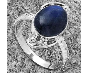 Blue Fire Labradorite - Madagascar Ring size-7 SDR176894 R-1160, 9x11 mm