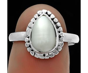Natural Fresh Water Pearl Ring size-7 SDR176988 R-1071, 7x10 mm
