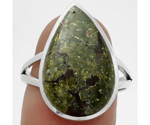Dragon Blood Stone - South Africa Ring size-8.5 SDR177613 R-1005, 13x20 mm