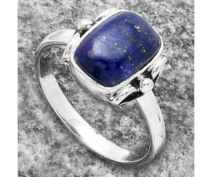 Natural Lapis - Afghanistan Ring size-7.5 SDR177712 R-1198, 7x10 mm