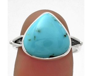 Natural Rare Turquoise Nevada Aztec Mt Ring size-8 SDR177858 R-1224, 13x13 mm