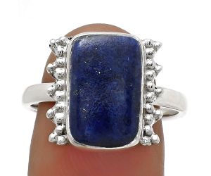 Natural Lapis - Afghanistan Ring size-9 SDR177896 R-1223, 9x14 mm