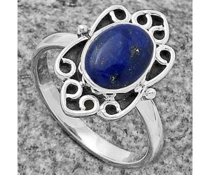 Natural Lapis - Afghanistan Ring size-7.5 SDR177917 R-1226, 7x10 mm