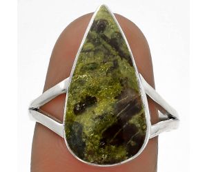 Dragon Blood Stone - South Africa Ring size-8.5 SDR178162 R-1002, 10x21 mm