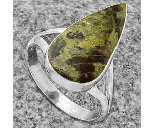 Dragon Blood Stone - South Africa Ring size-8.5 SDR178162 R-1002, 10x21 mm