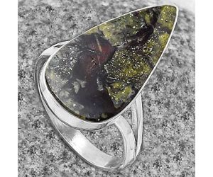 Dragon Blood Stone - South Africa Ring size-8.5 SDR178166 R-1002, 12x24 mm