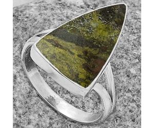 Dragon Blood Stone - South Africa Ring size-9 SDR178268 R-1002, 13x20 mm