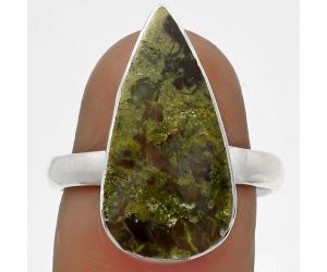 Dragon Blood Stone - South Africa Ring size-8 SDR178272 R-1001, 11x21 mm