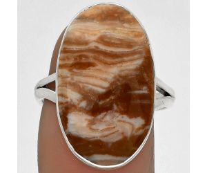 Natural Imperial Dedise Jasper Ring size-8.5 SDR178279 R-1002, 14x23 mm