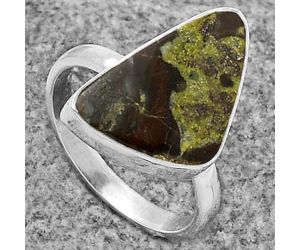 Dragon Blood Stone - South Africa Ring size-8 SDR178339 R-1001, 12x19 mm
