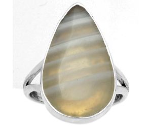 Natural Banded Onyx Ring size-7 SDR178428 R-1002, 13x21 mm