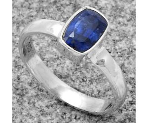 Faceted Natural Blue Kyanite - Brazil Ring size-7 SDR178562 R-1001, 5x7 mm