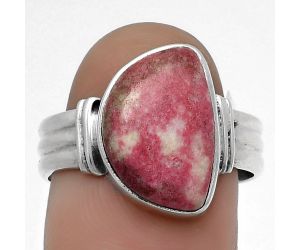 Natural Pink Thulite - Norway Ring size-8 SDR178709 R-1470, 10x14 mm