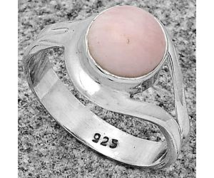 Natural Pink Opal - Australia Ring size-7 SDR178754 R-1081, 8x8 mm