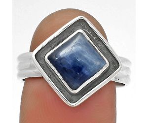 Natural Blue Kyanite - Brazil Ring size-8 SDR178793 R-1468, 8x8 mm