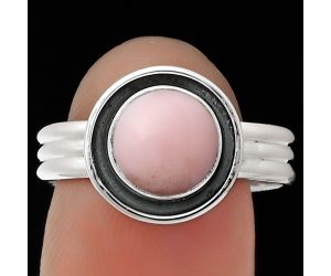 Natural Pink Opal - Australia Ring size-9 SDR178808 R-1468, 8x8 mm