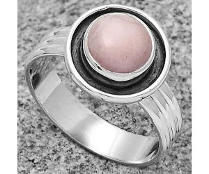 Natural Pink Opal - Australia Ring size-8 SDR178812 R-1468, 8x8 mm