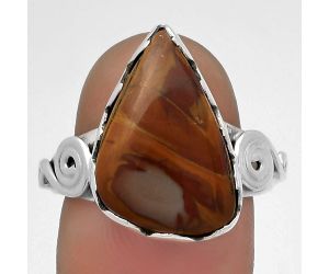 Natural Noreena Jasper Ring size-7.5 SDR178831 R-1315, 12x18 mm