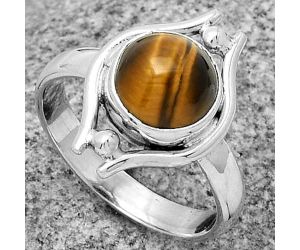 Natural Tiger Eye - Africa Ring size-8 SDR179084 R-1663, 9x9 mm