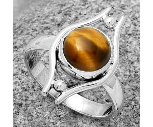 Natural Tiger Eye - Africa Ring size-8 SDR179092 R-1663, 9x9 mm