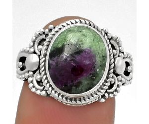 Natural Ruby Zoisite - Africa Ring size-8 SDR179388 R-1170, 10x12 mm