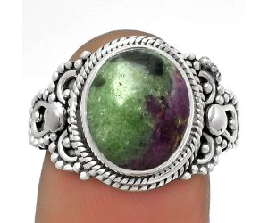 Natural Ruby Zoisite - Africa Ring size-8 SDR179426 R-1170, 10x12 mm
