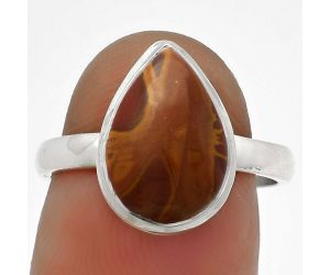 Natural Noreena Jasper Ring size-7.5 SDR179882 R-1007, 9x13 mm