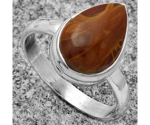 Natural Noreena Jasper Ring size-7.5 SDR179882 R-1007, 9x13 mm