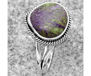 Natural Purpurite - South Africa Ring size-7.5 SDR180319 R-1010, 12x12 mm