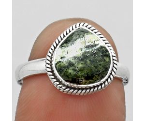 Natural Chrysotile Ring size-7 SDR180404 R-1009, 9x9 mm