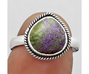 Natural Purpurite - South Africa Ring size-7.5 SDR180407 R-1009, 10x10 mm