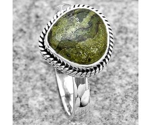 Dragon Blood Stone - South Africa Ring size-7 SDR180494 R-1009, 10x10 mm