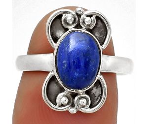 Natural Lapis - Afghanistan Ring size-7 SDR180546 R-1121, 7x9 mm