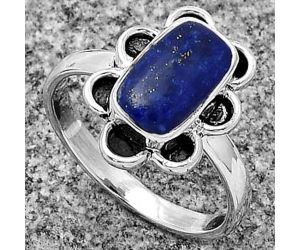 Natural Lapis - Afghanistan Ring size-7 SDR180707 R-1092, 6x10 mm