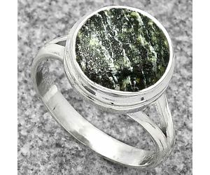 Natural Chrysotile Ring size-8 SDR181178 R-1008, 11x11 mm
