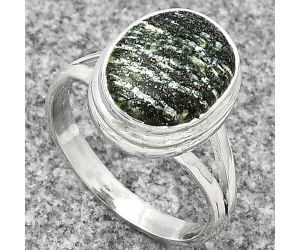 Natural Chrysotile Ring size-8 SDR181180 R-1008, 10x13 mm