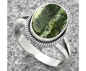 Natural Chrysotile Ring size-7 SDR181252 R-1010, 9x12 mm