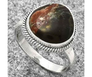 Natural Cherry Creek Ring size-8.5 SDR181295 R-1009, 13x13 mm
